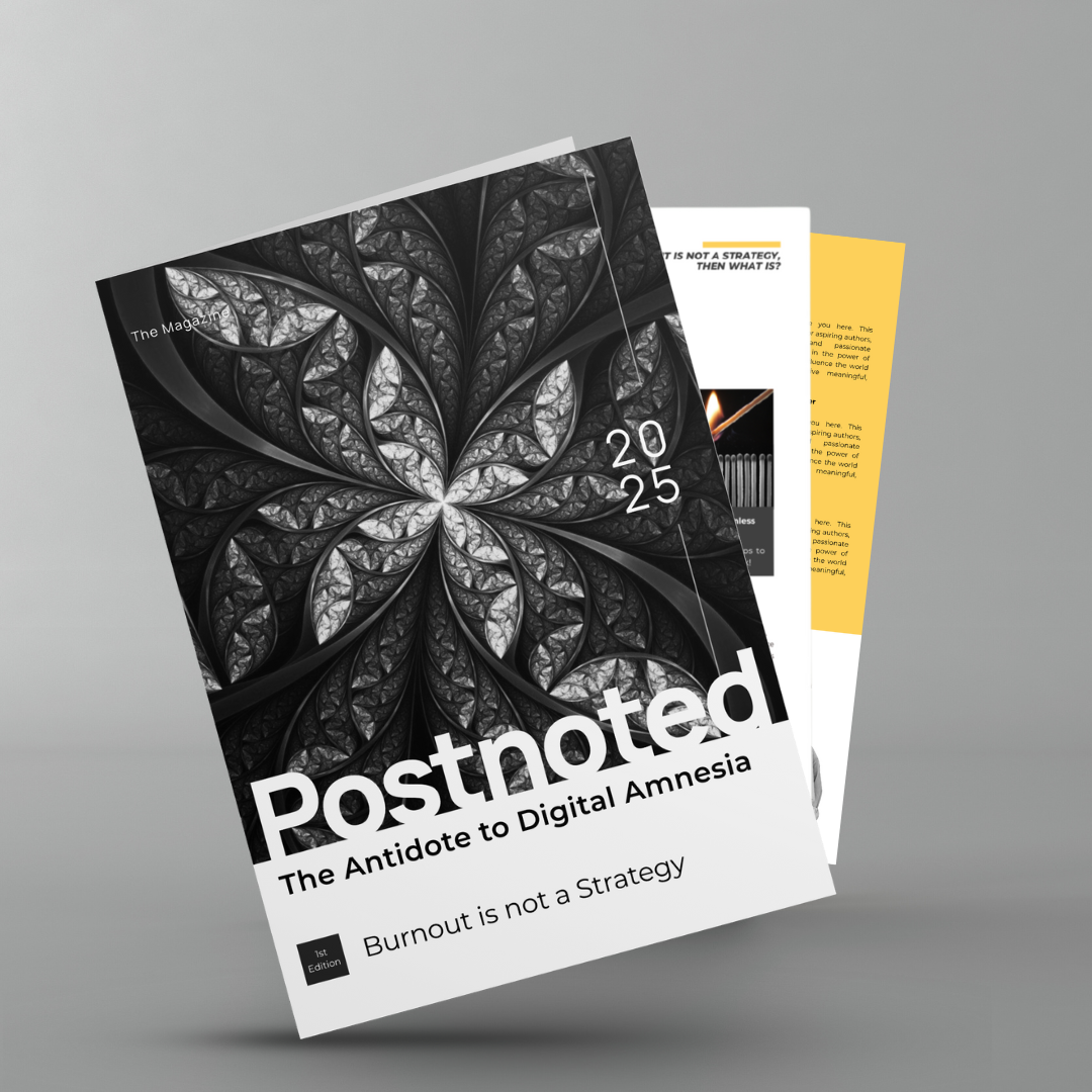 Edition 1: Burnout is not a strategy